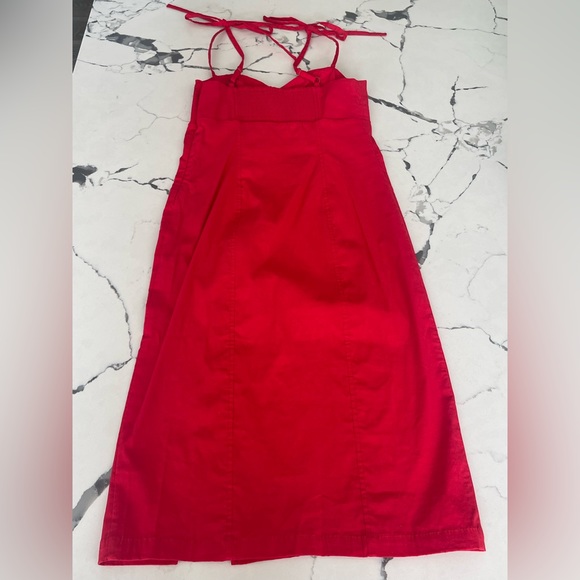 Anthropologie Cherryπ Bomb Red Sexy Body Con Spaghetti Strap Corset Dress-Small - Picture 7 of 16